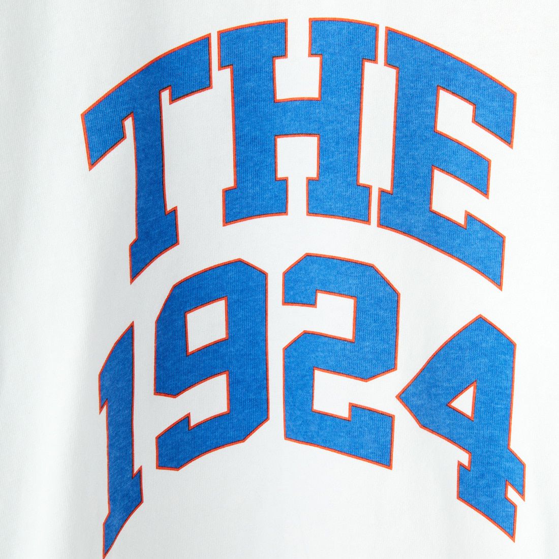 UNIVERSAL OVERALL [ユニバーサルオーバーオール] 別注 ラグランプリント7SLTシャツ THE1924 [U2512210IN-JF] WHT/BLK