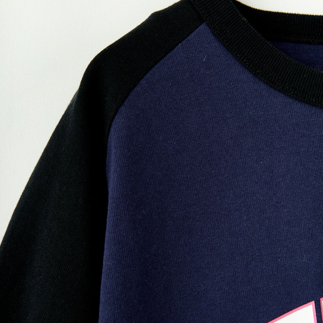 UNIVERSAL OVERALL [ユニバーサルオーバーオール] 別注 ラグランプリント7SLTシャツ THE1924 [U2512210IN-JF] NVY/BLK