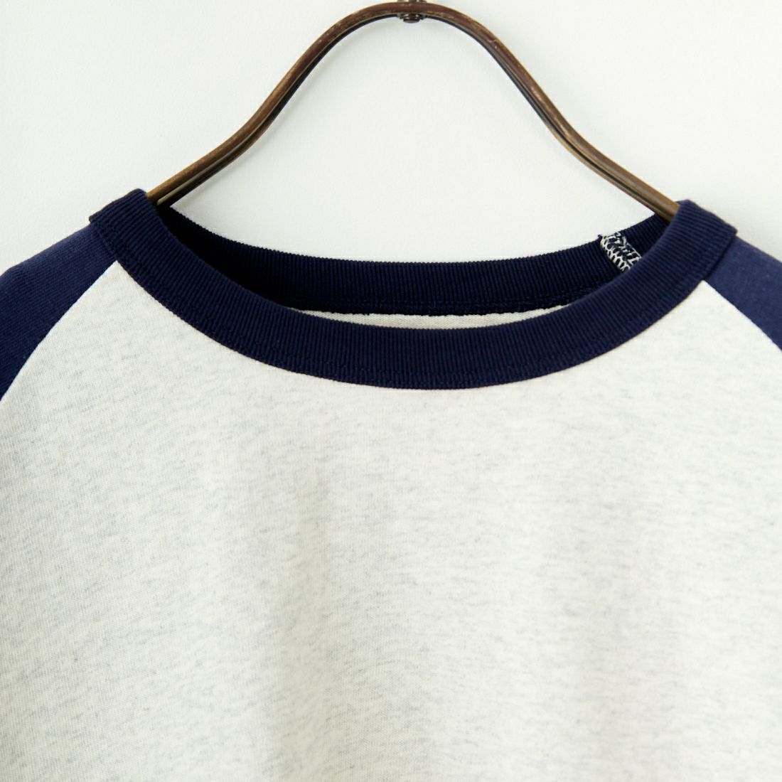 UNIVERSAL OVERALL [ユニバーサルオーバーオール] 別注 ラグランプリント7SLTシャツ SoneCarver [U2512210IN-JF] OAT/NVY