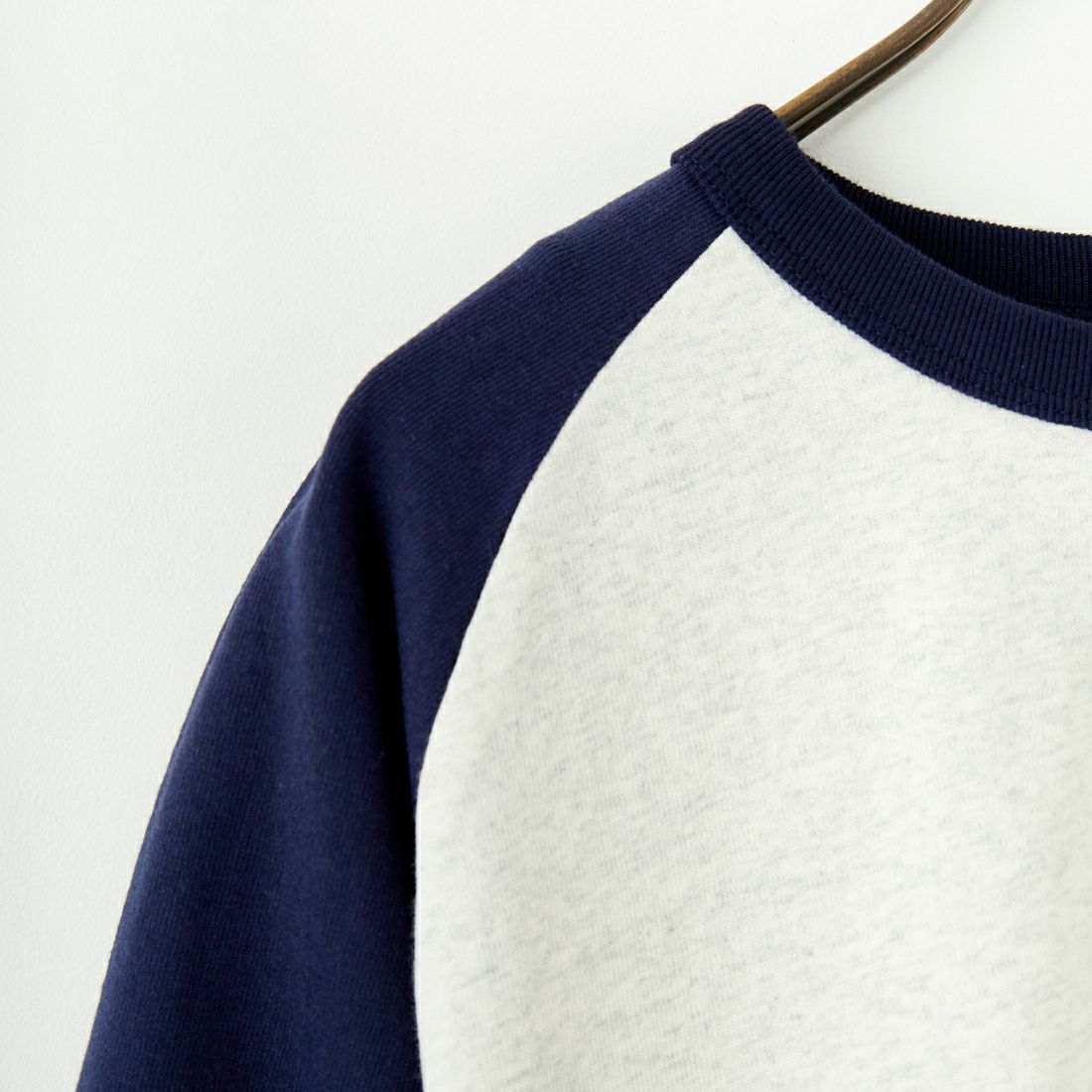 UNIVERSAL OVERALL [ユニバーサルオーバーオール] 別注 ラグランプリント7SLTシャツ SoneCarver [U2512210IN-JF] OAT/NVY