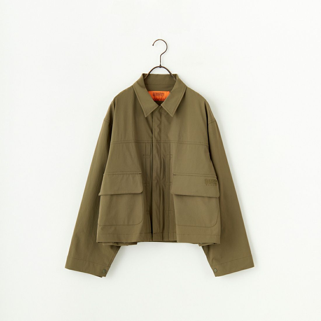 UNIVERSAL OVERALL [ユニバーサルオーバーオール] 別注 ストレッチナイロンシャツジャケット [U2512430IN-JF] OLIVE