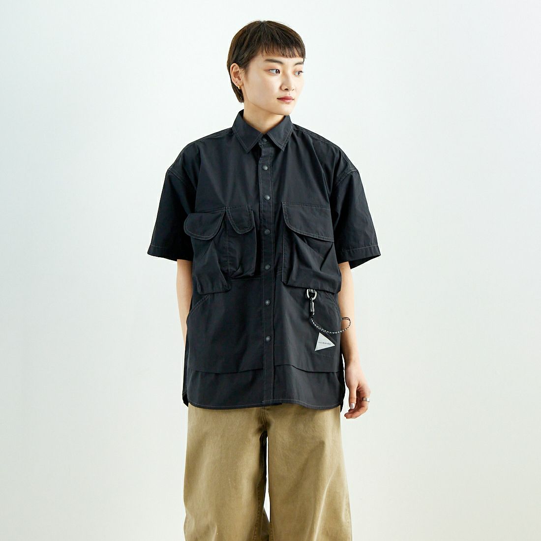 BLACK&&モデル身長：160cm 着用サイズ：S&&