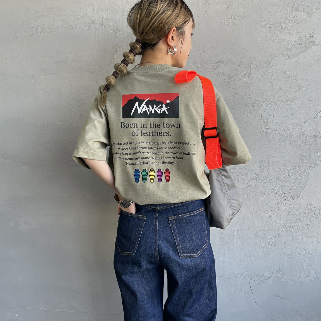 LT.KHAKI&&モデル身長：150cm 着用サイズ：S&&