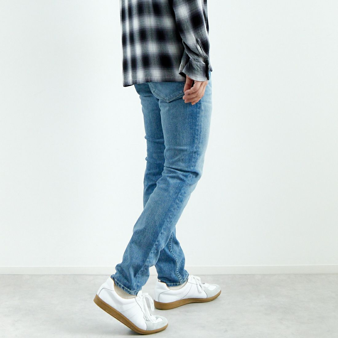 YANUK [ヤヌーク] PREMIUM2スリムテーパード VINCENT2 [57233002] PSX &&モデル身長：179cm 着用サイズ：29&&