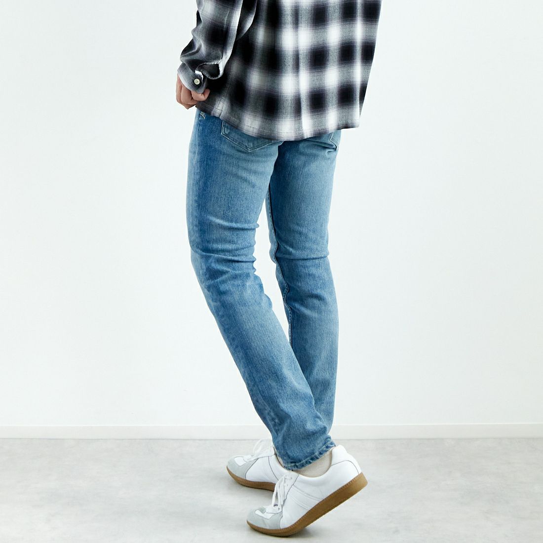 YANUK [ヤヌーク] PREMIUM2スリムテーパード VINCENT2 [57233002] PSX &&モデル身長：179cm 着用サイズ：29&&