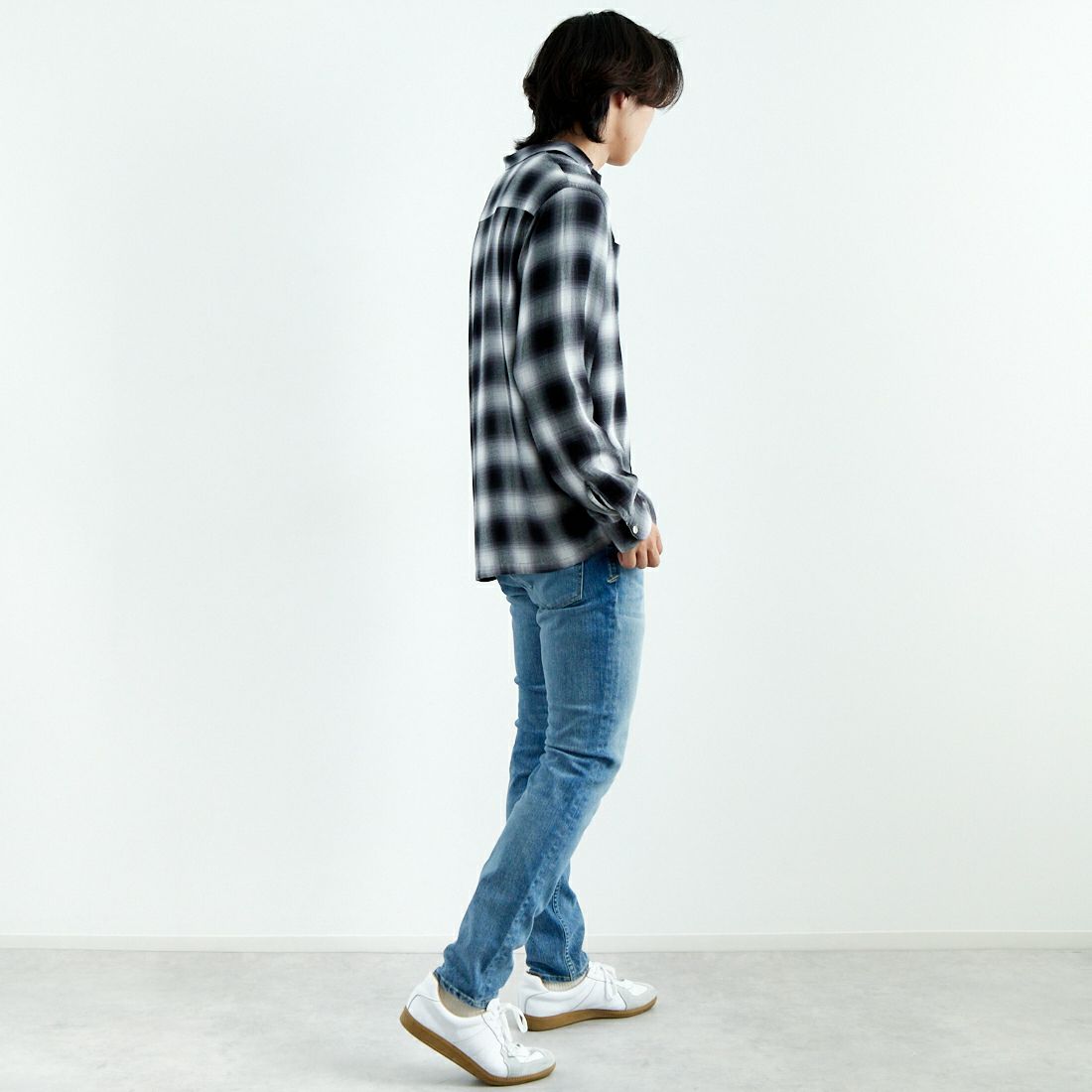 YANUK [ヤヌーク] PREMIUM2スリムテーパード VINCENT2 [57233002] PSX &&モデル身長：179cm 着用サイズ：29&&