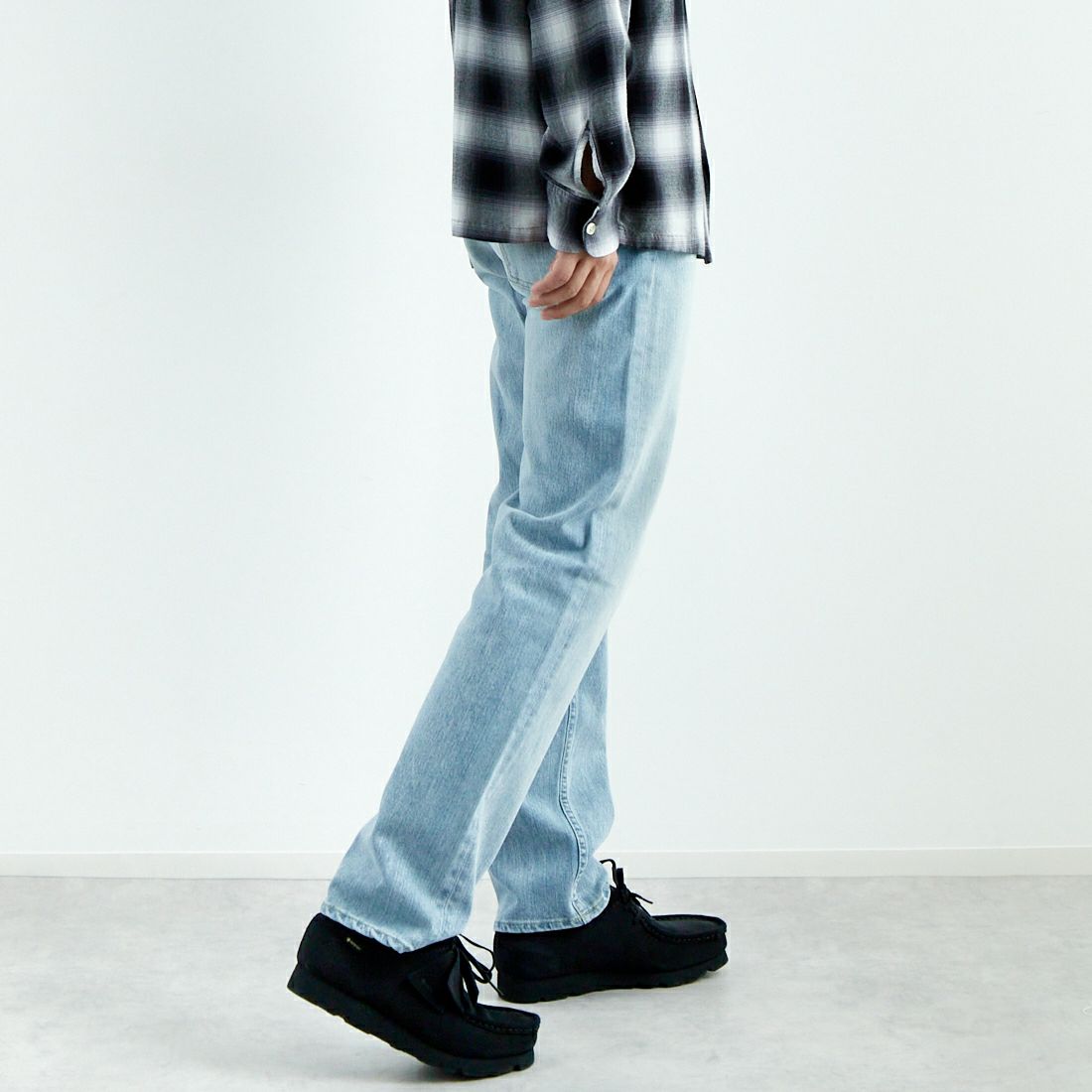 YANUK [ヤヌーク] PREMIUM2クラシックストレート BEN [57251002] PIC &&モデル身長：179cm 着用サイズ：29&&