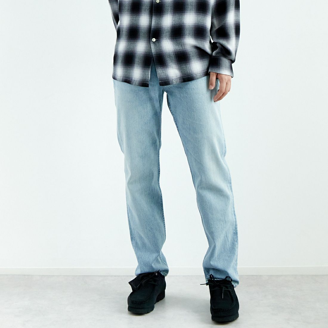 YANUK [ヤヌーク] PREMIUM2クラシックストレート BEN [57251002] PIC &&モデル身長：179cm 着用サイズ：29&&