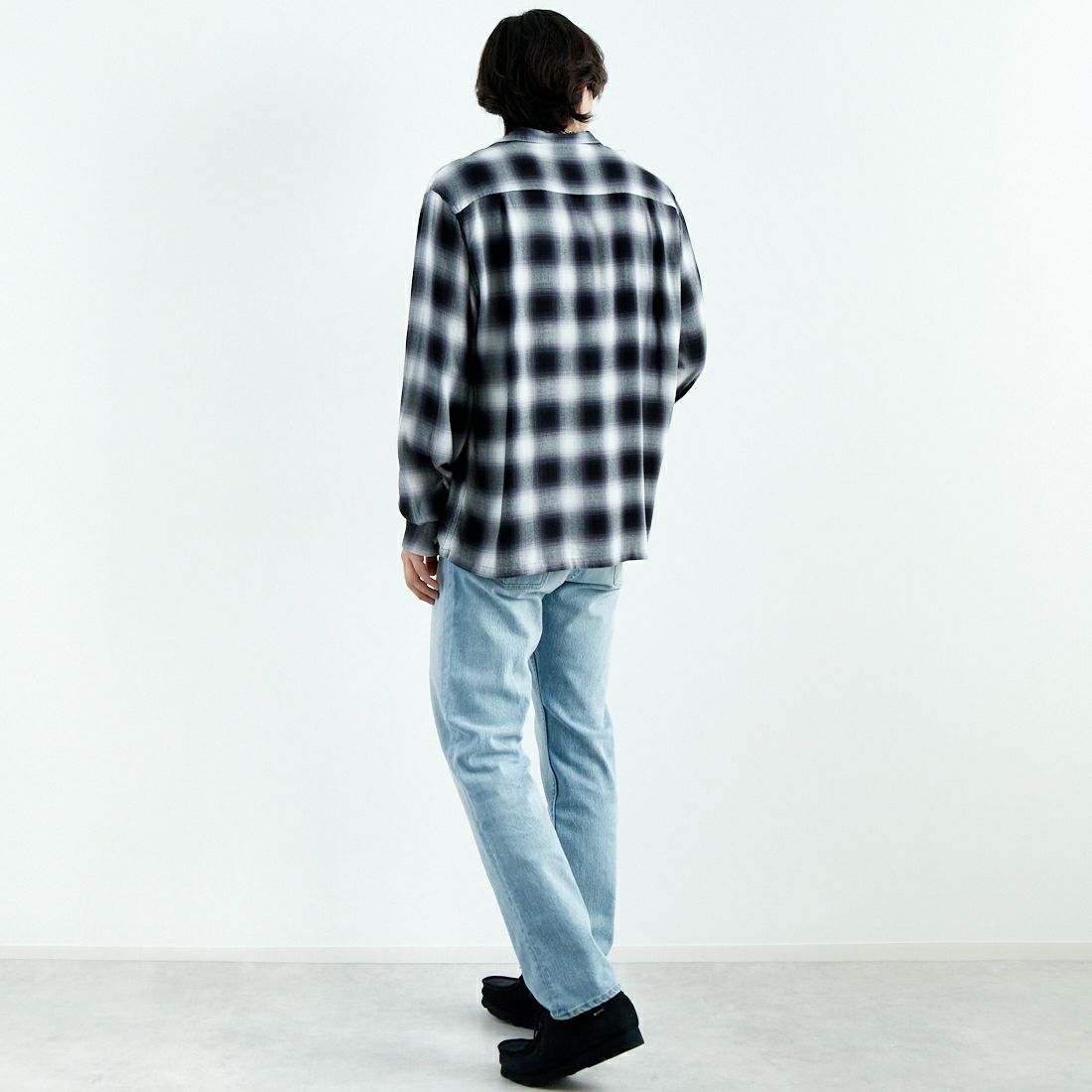 YANUK [ヤヌーク] PREMIUM2クラシックストレート BEN [57251002] PIC &&モデル身長：179cm 着用サイズ：29&&