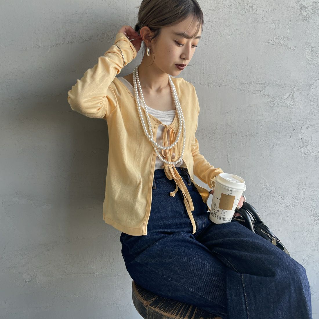 APRICOT&&モデル身長：150cm 着用サイズ：F&&