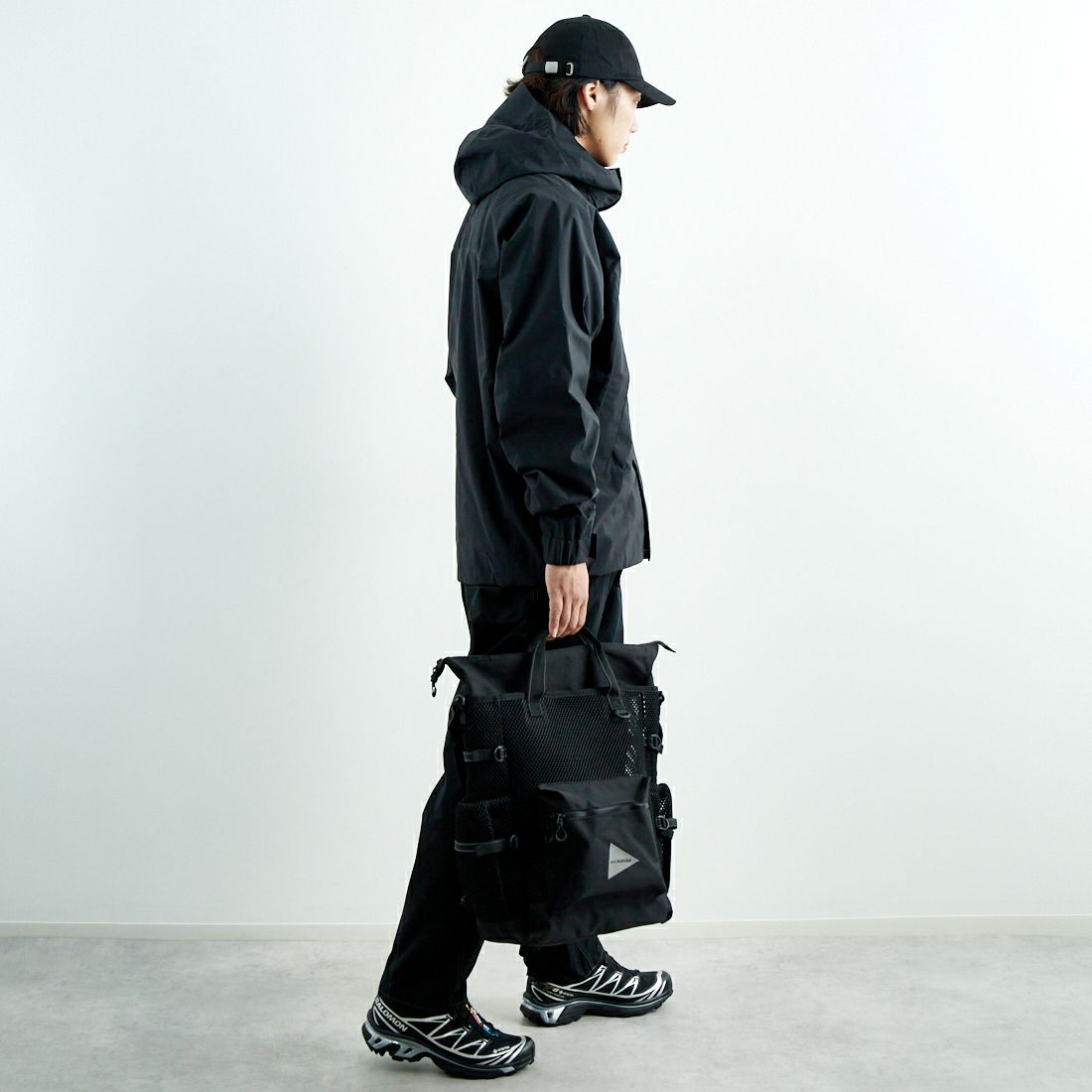 Goldwin [ゴールドウィン] パーテックス アンリミテッドツーレイヤージャケット [GL25142] BK &&モデル身長：179cm 着用サイズ：3&&