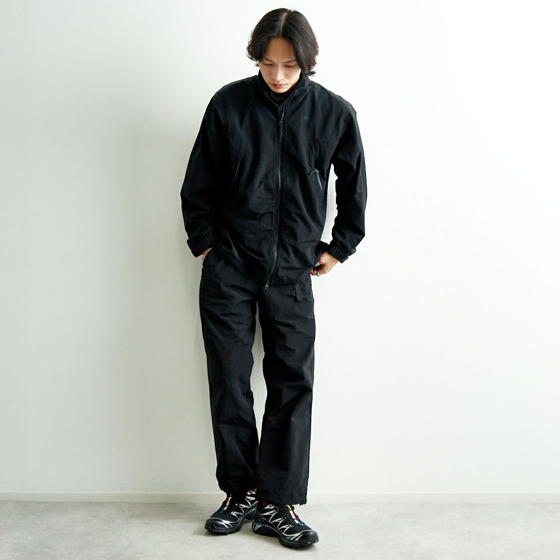 Goldwin [ゴールドウィン] ナイロンマルチパーパスパンツ [GL75170] BK &&モデル身長：179cm 着用サイズ：2&&