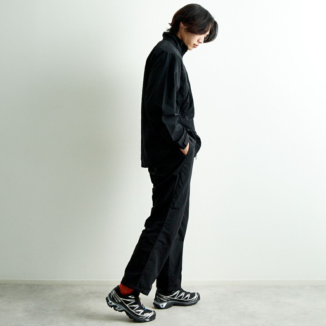 Goldwin [ゴールドウィン] ナイロンマルチパーパスパンツ [GL75170] BK &&モデル身長：179cm 着用サイズ：2&&