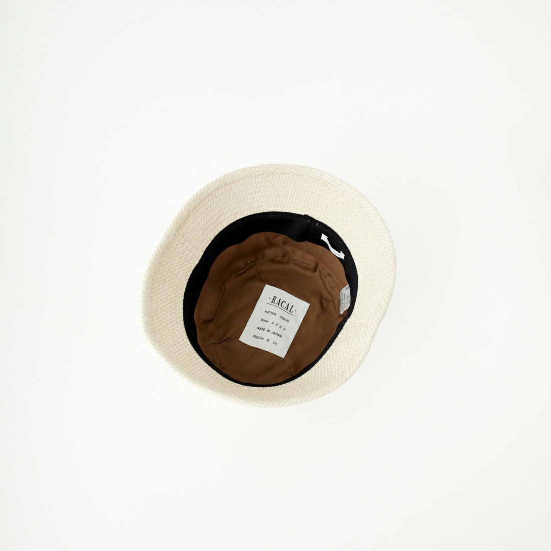 RACAL [ラカル] 刺し子バケットハット [RL-25-1378] NATURAL