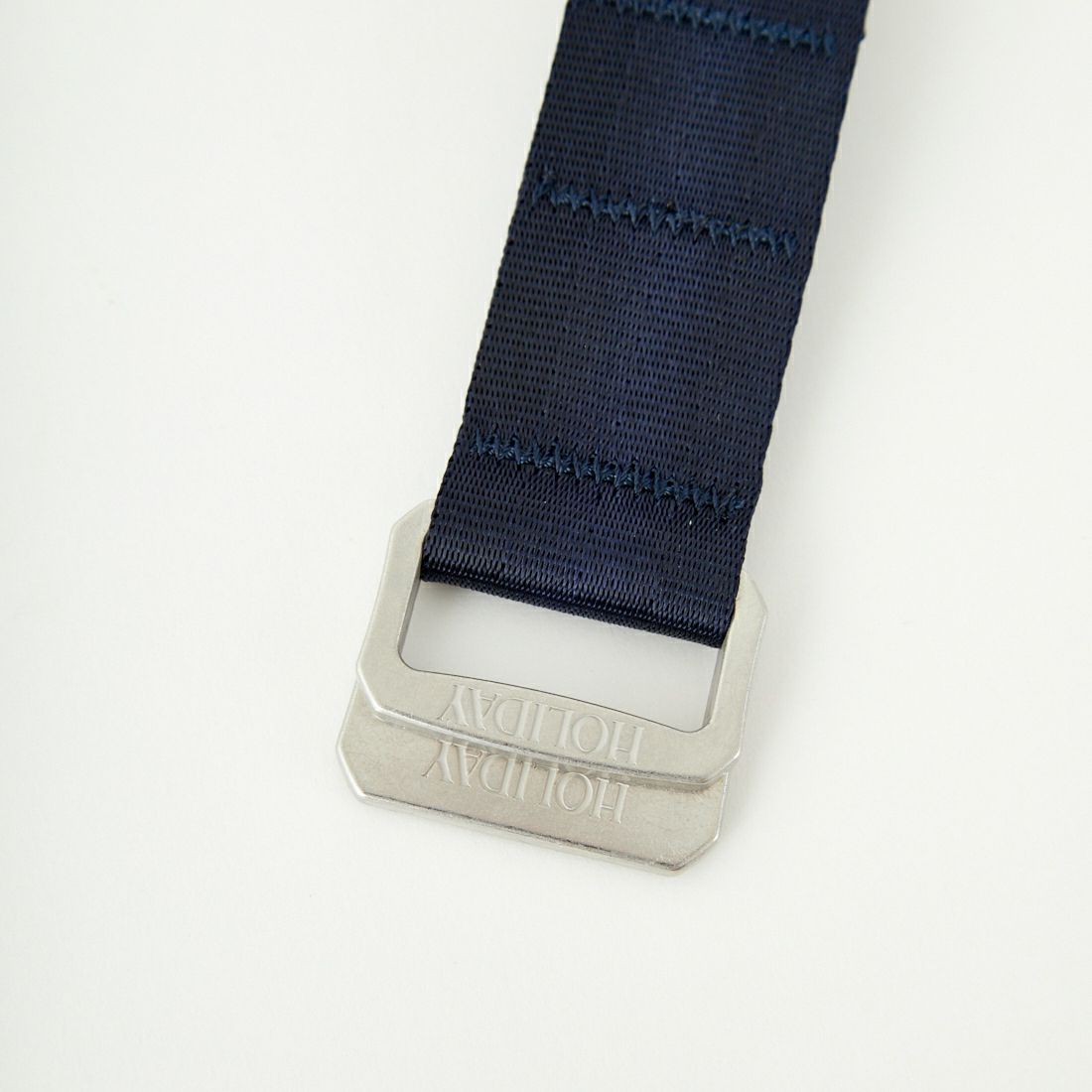 HOLIDAY [ホリデイ] ダブルリングナイロンベルト [25103041] NAVY
