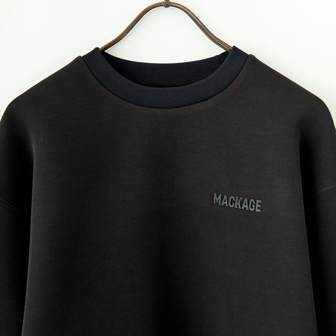 MACKAGE [マッカージュ] JULIAN クルーネックスウェット [10651701] BLACK