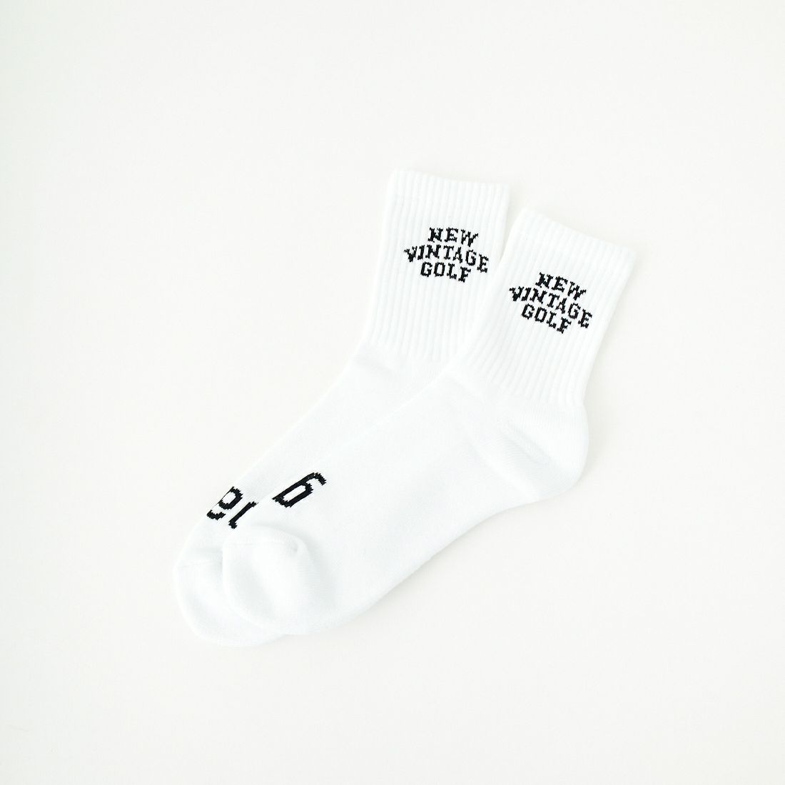 NEW VINTAGE GOLF [ニュービンテージゴルフ] Got Par3 ソックス [NVG-0316] WHITE