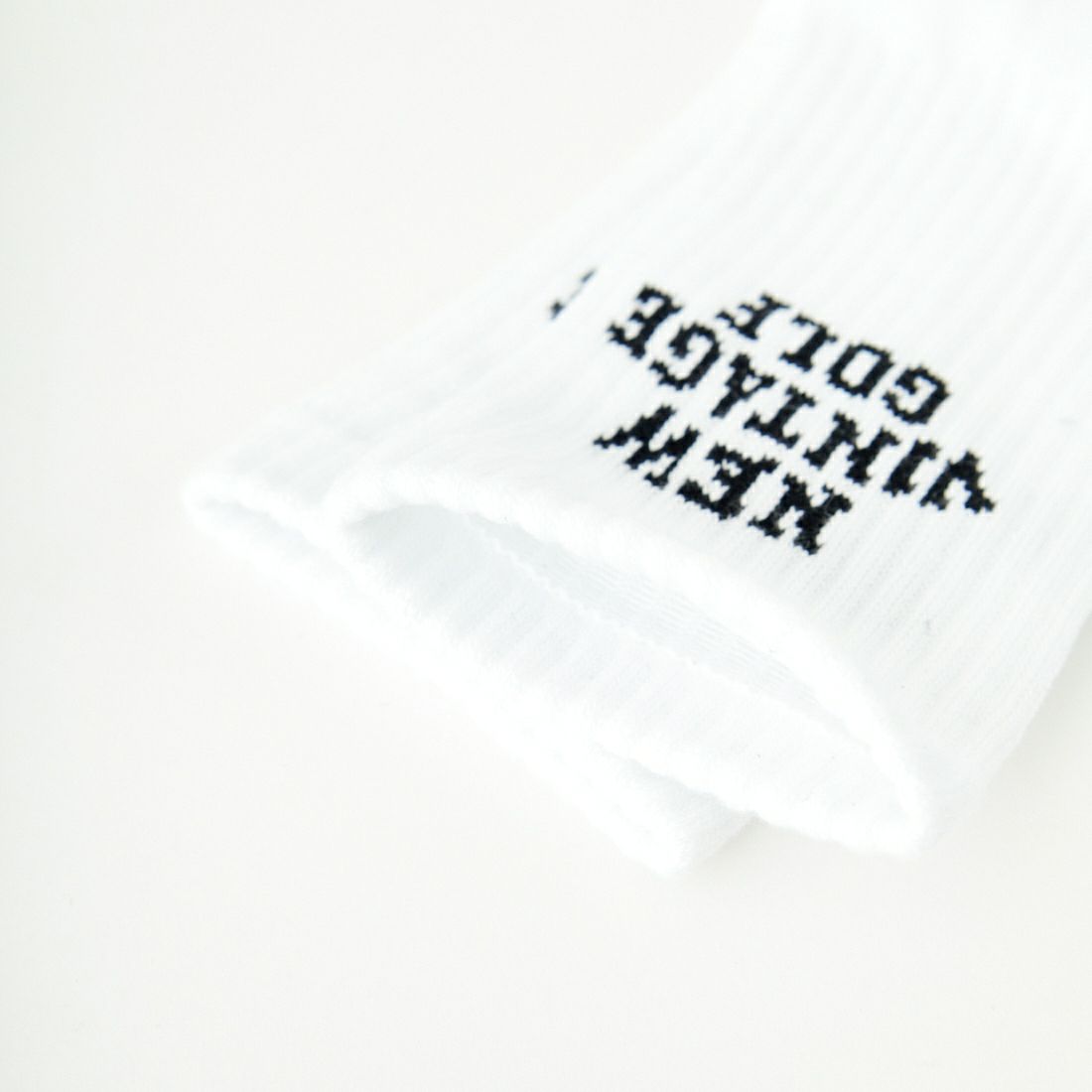 NEW VINTAGE GOLF [ニュービンテージゴルフ] Got Par3 ソックス [NVG-0316] WHITE