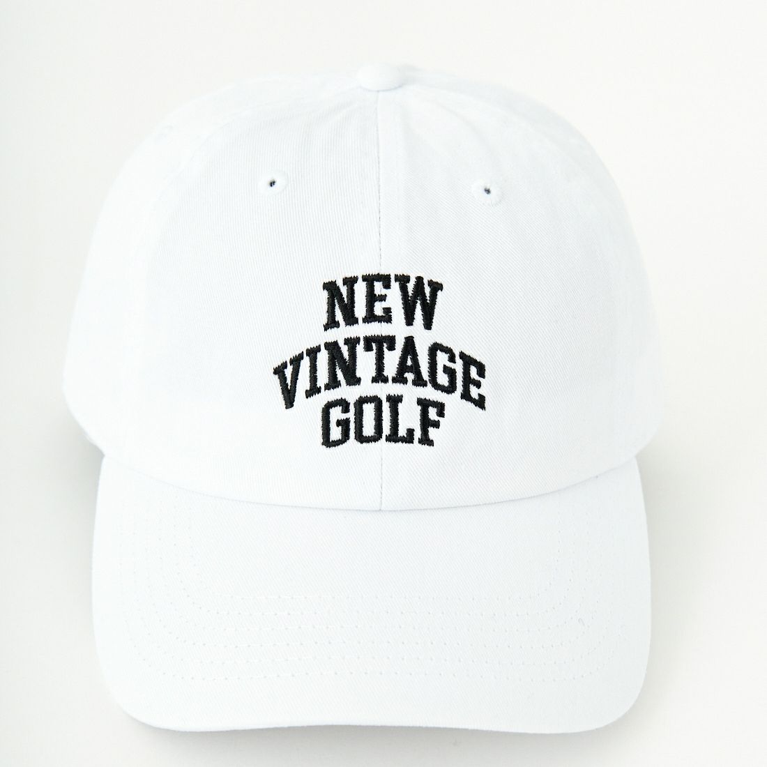 NEW VINTAGE GOLF [ニュービンテージゴルフ] NVGロゴキャップ [NVG-0312] WHITE