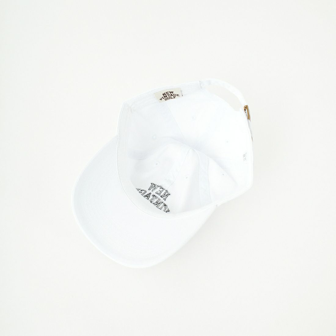 NEW VINTAGE GOLF [ニュービンテージゴルフ] NVGロゴキャップ [NVG-0312] WHITE
