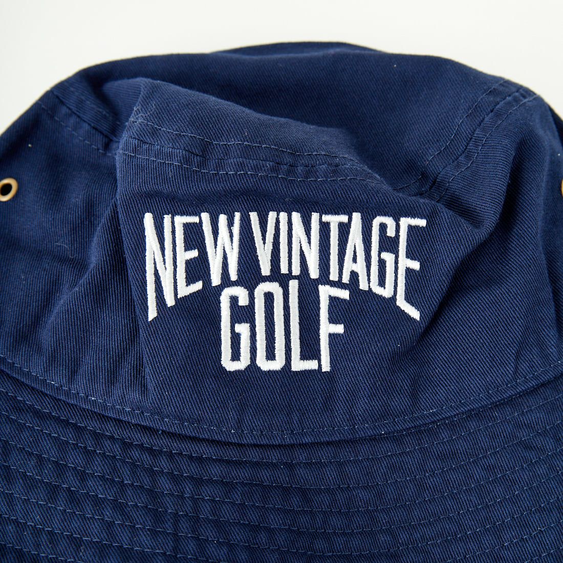 NEW VINTAGE GOLF [ニュービンテージゴルフ] NVGロゴバケットハット [NVG-0313] NAVY