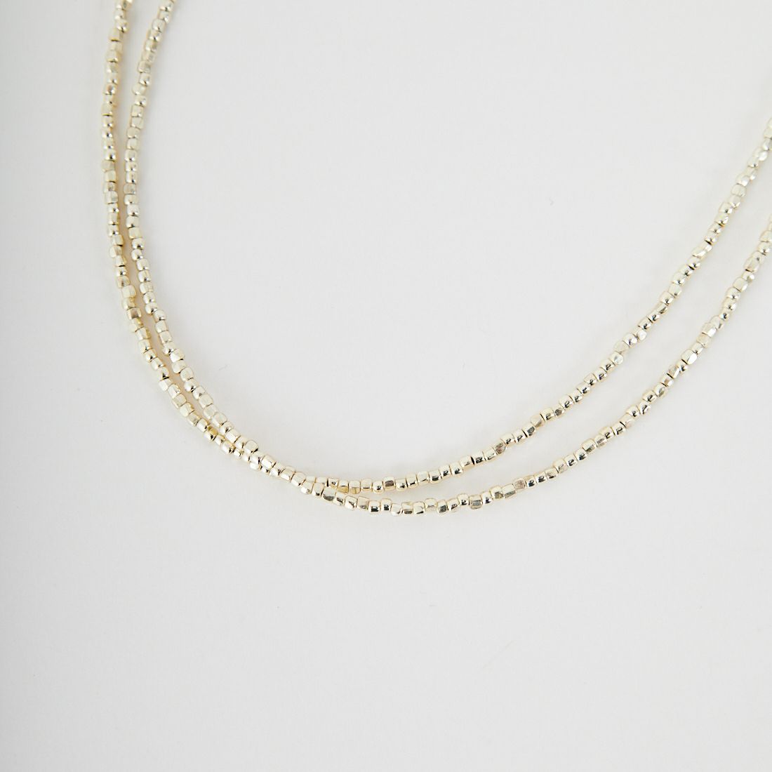 STELLA CIFFON [ステラシフォン] ビーズロングネックレス [AST1-25N06] 00 SILVER