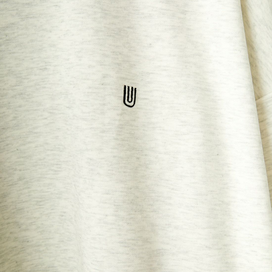 UNIVERSAL OVERALL [ユニバーサルオーバーオール] 別注 7分袖 ドローコード付きポンチTシャツ [U2511280IN-JF] GRAY