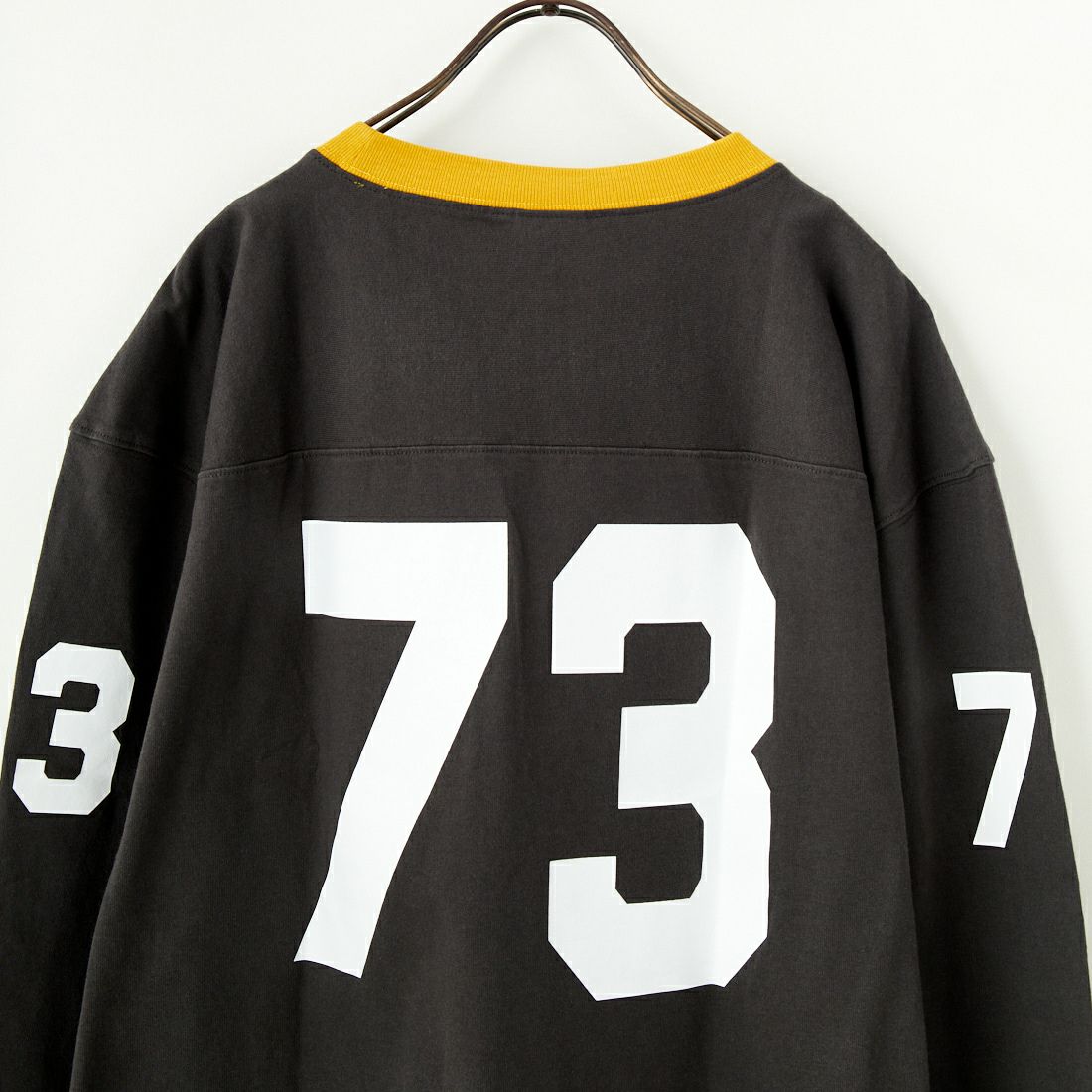 Champion [チャンピオン] 3/4スリーブ フットボールTシャツ [C3-B406] 090 ﾌﾞﾗｯｸ