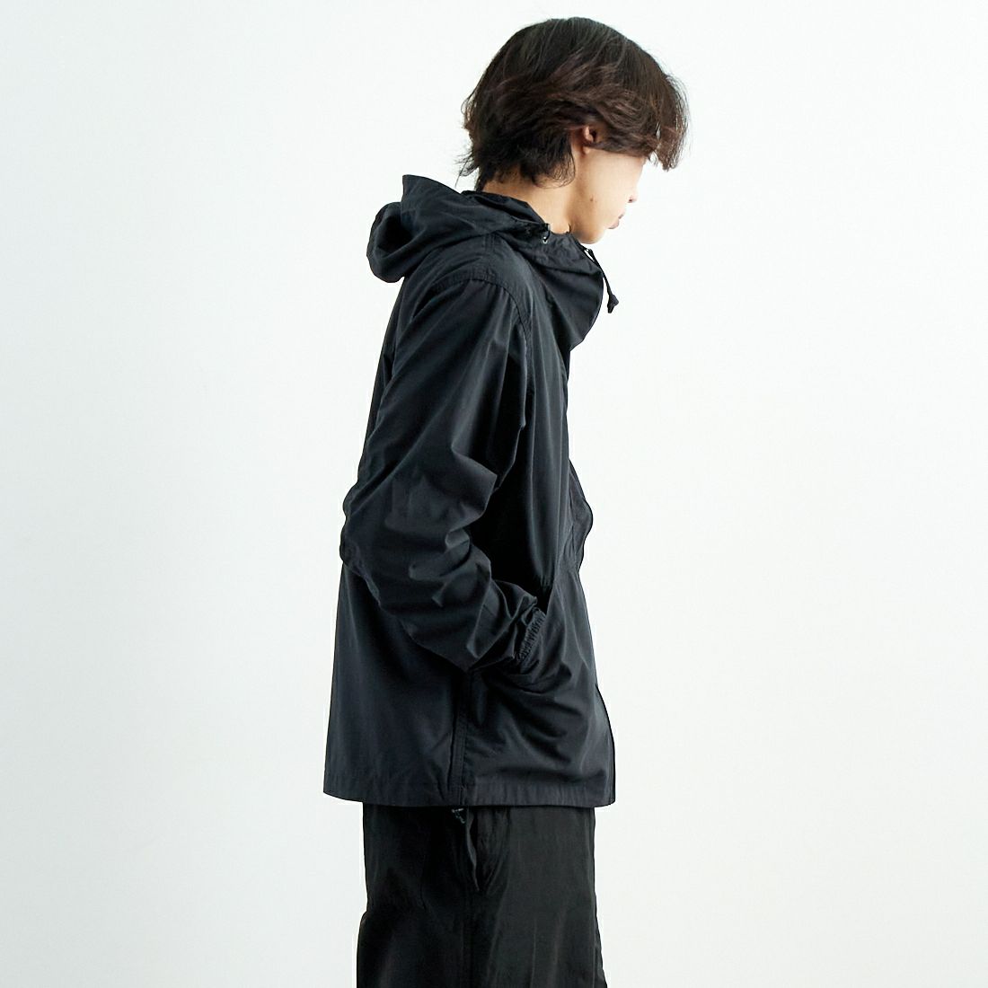 THE NORTH FACE [ザ ノースフェイス] ファイヤーフライライトフーディ [NP72436] K &&モデル身長：179cm 着用サイズ：M&&
