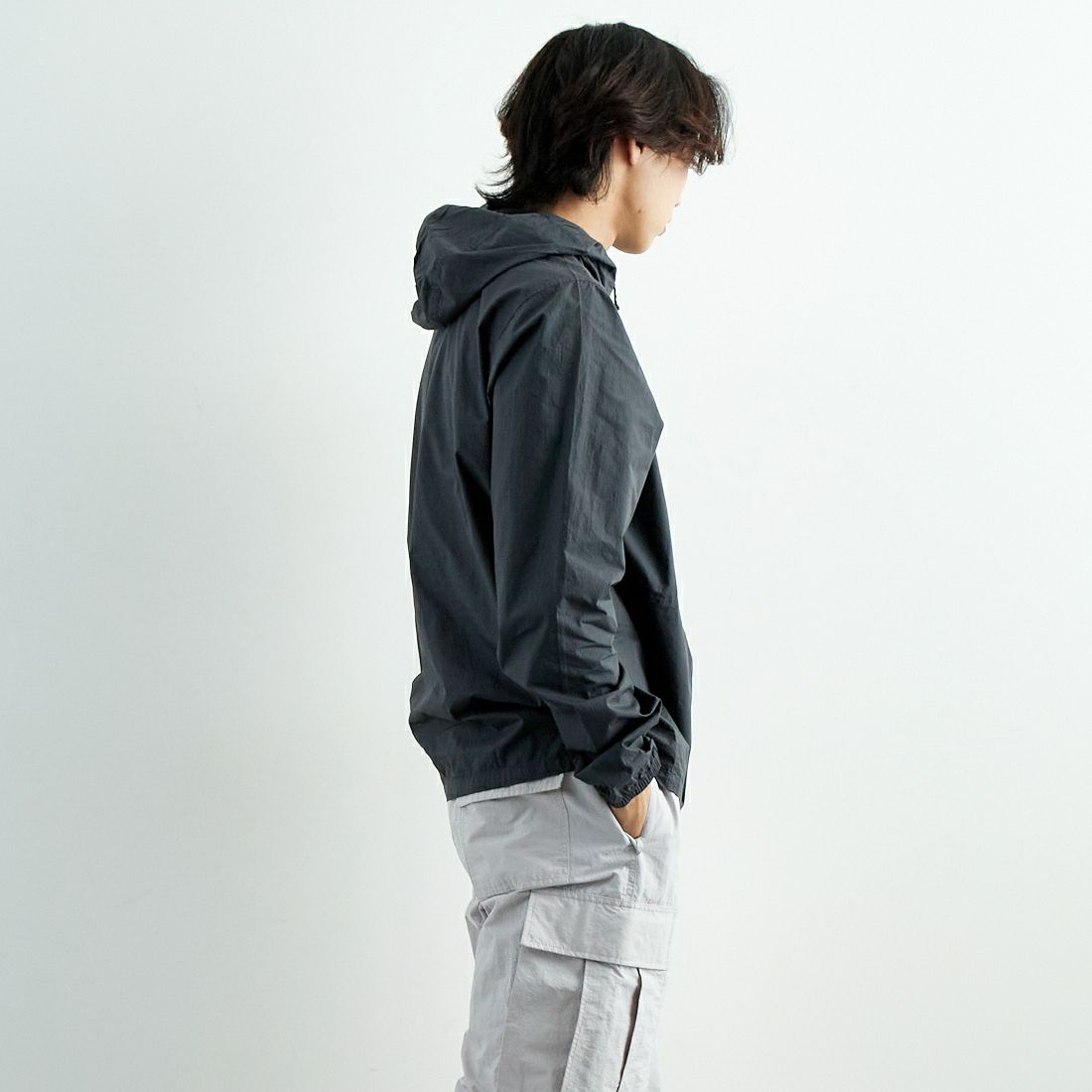 patagonia [パタゴニア] メンズ ウインドスウィープジャケット [20320] INBK &&モデル身長：179cm 着用サイズ：L&&