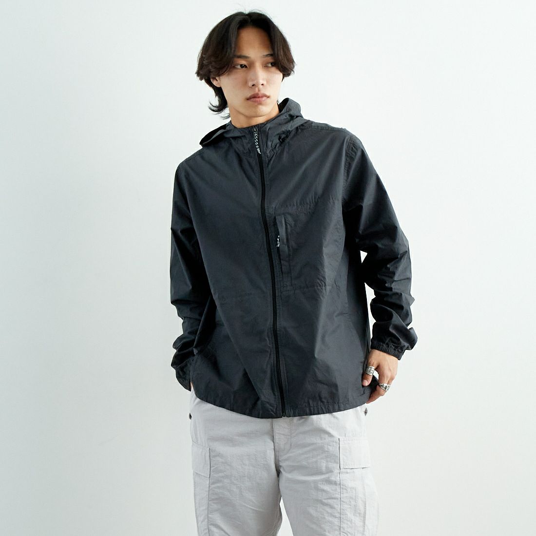 patagonia [パタゴニア] メンズ ウインドスウィープジャケット [20320] INBK &&モデル身長：179cm 着用サイズ：L&&
