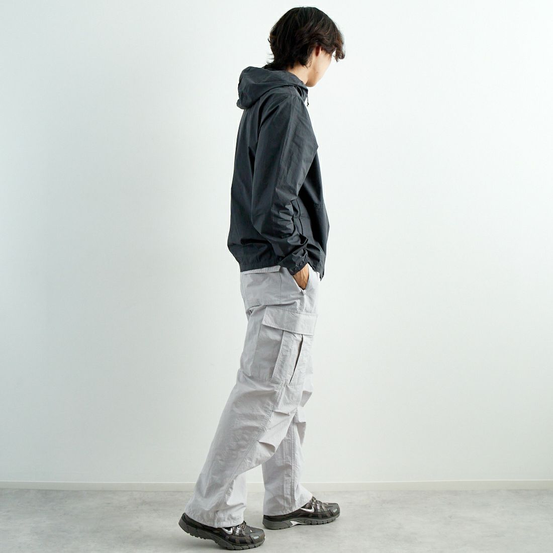 patagonia [パタゴニア] メンズ ウインドスウィープジャケット [20320] INBK &&モデル身長：179cm 着用サイズ：L&&