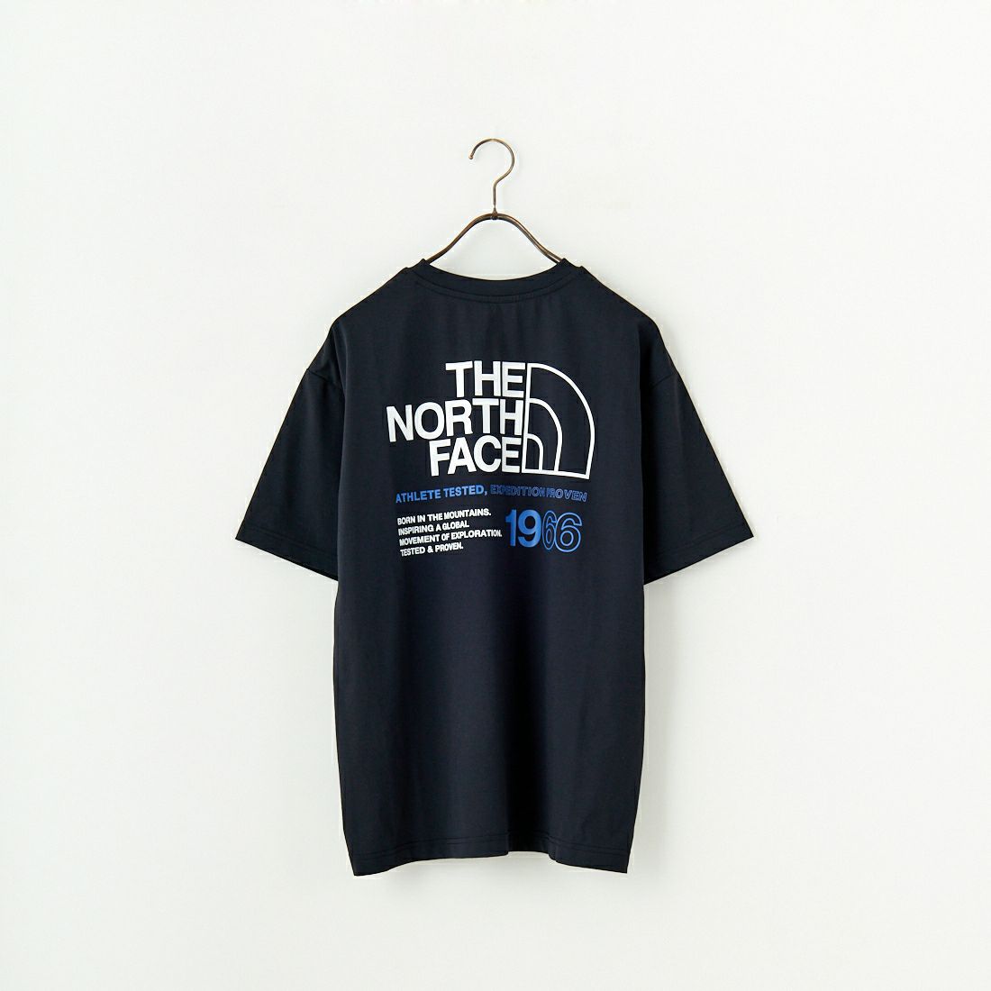 THE NORTH FACE [ザ ノースフェイス] ショートスリーブ ES66ロゴワイドTシャツ [NT32597] K