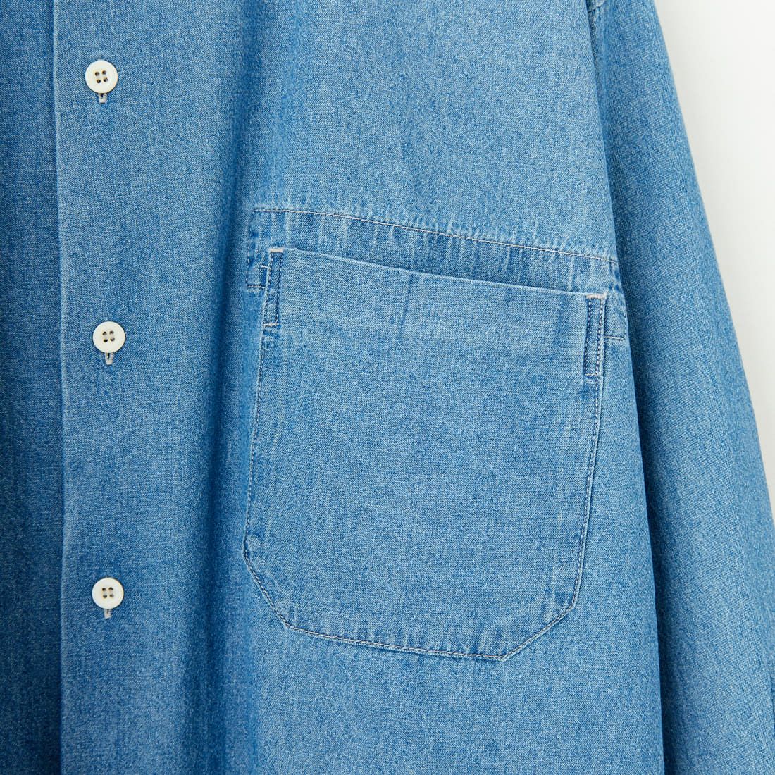 ARMY TWILL SANFORIZED [アーミーツイル サンフォライズド] ライトデニムシャツ [AM-2517003] BLUE
