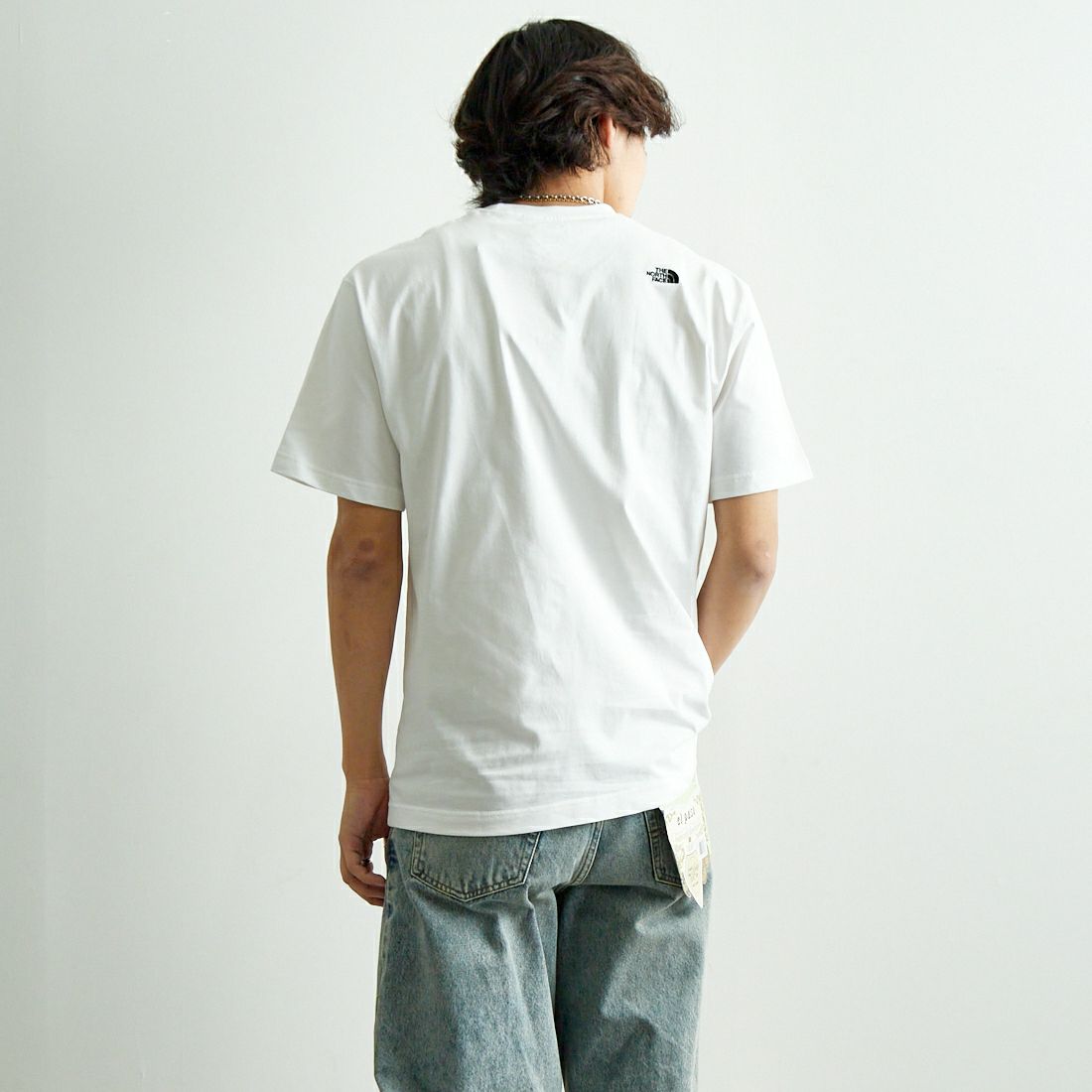 THE NORTH FACE [ザ ノースフェイス] ショートスリーブ フラッシュドライヌプシコットンTシャツ [NT32536] W &&モデル身長：179cm 着用サイズ：M&&