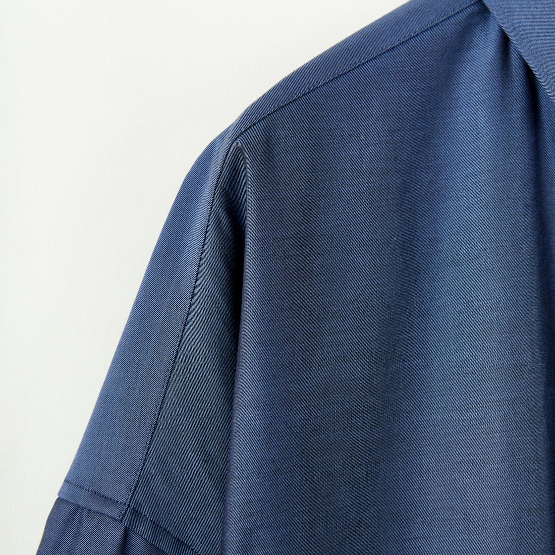 TICCA [ティッカ] スクエア半袖ダブルカフスシャツ [TBES-014] NAVY