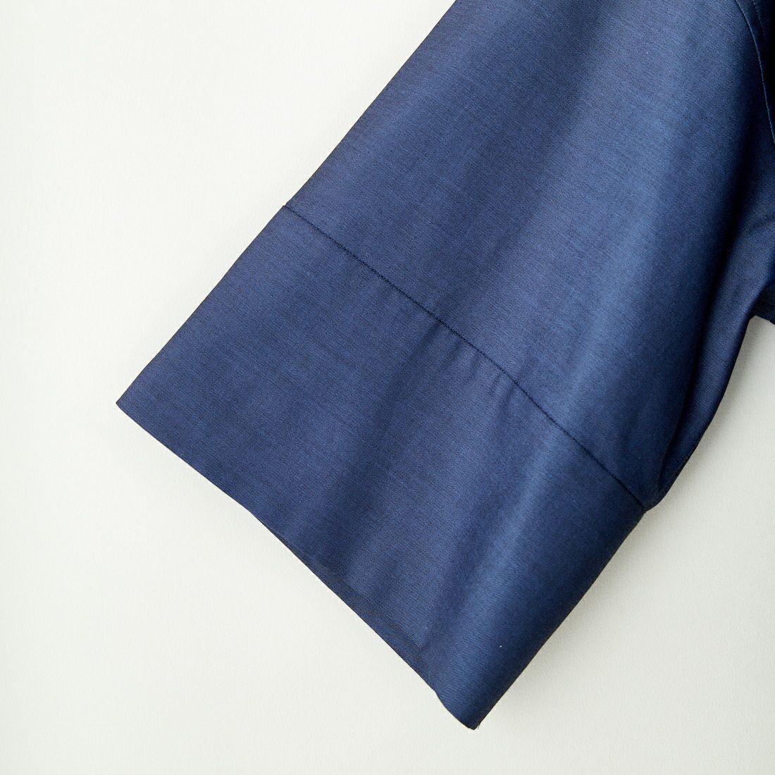 TICCA [ティッカ] スクエア半袖ダブルカフスシャツ [TBES-014] NAVY