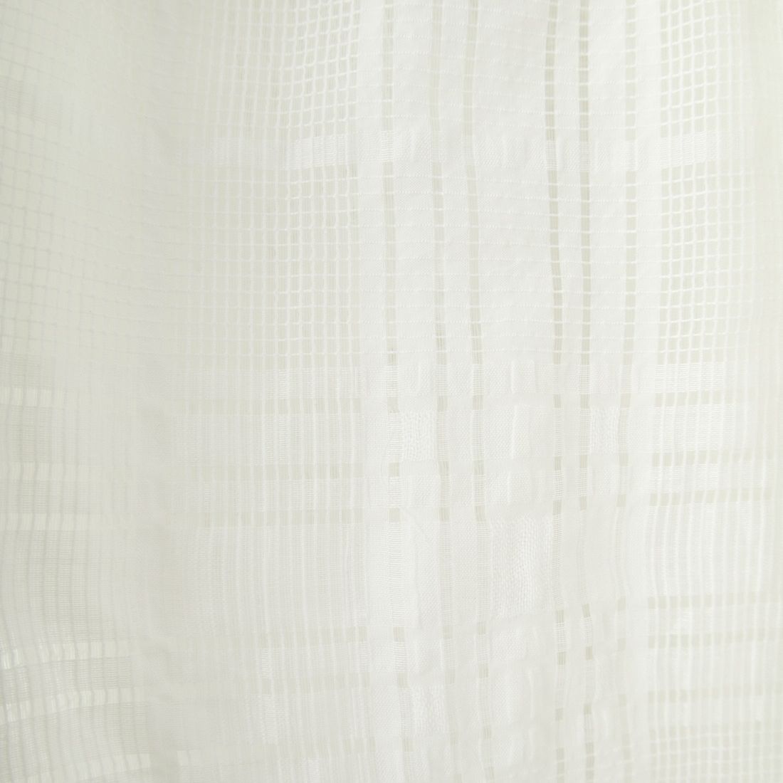 TICCA [ティッカ] レースチェックジャガード半袖シャツ [TBES-091] WHITE