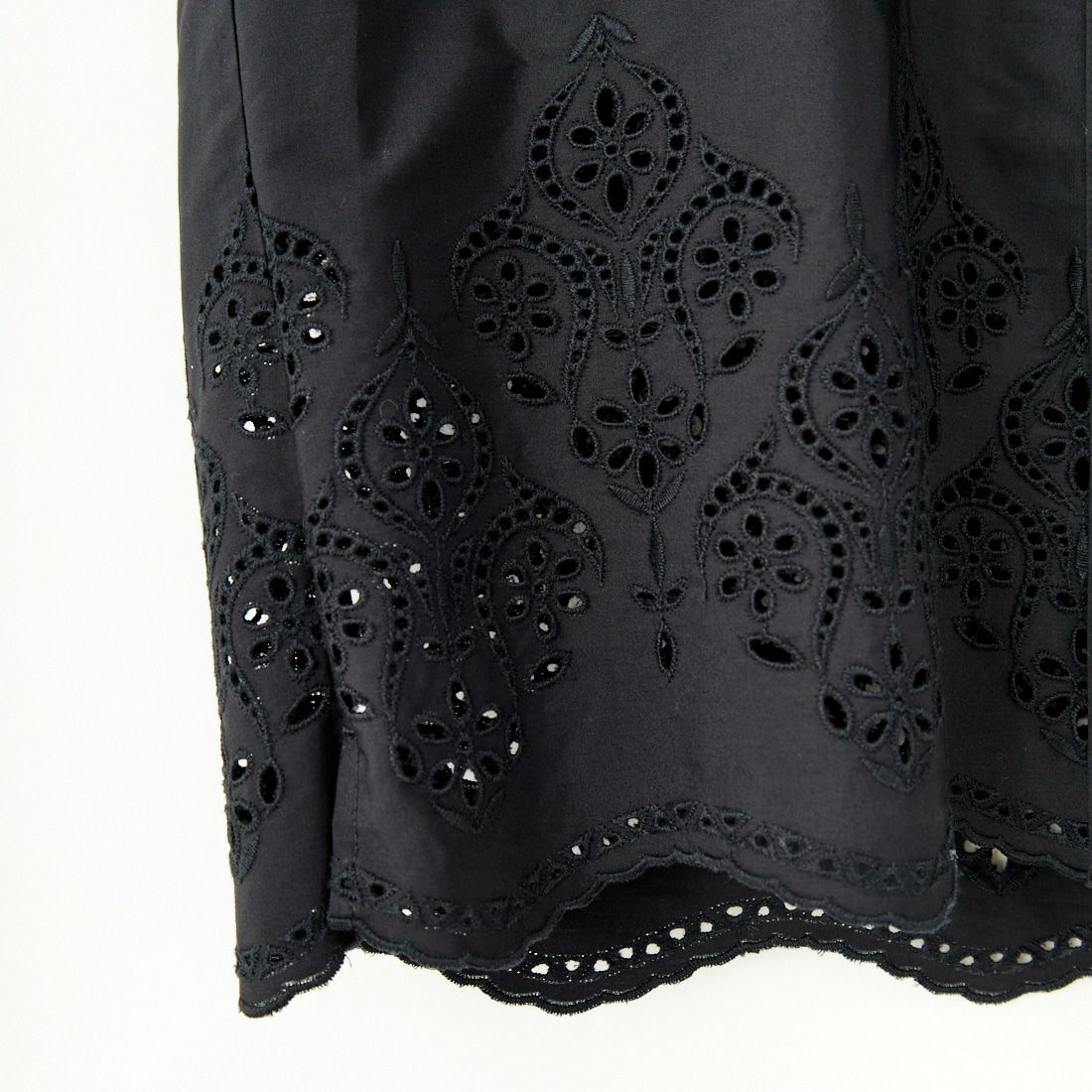 TICCA [ティッカ] レースフレンチシャツ [TBES-101] BLACK
