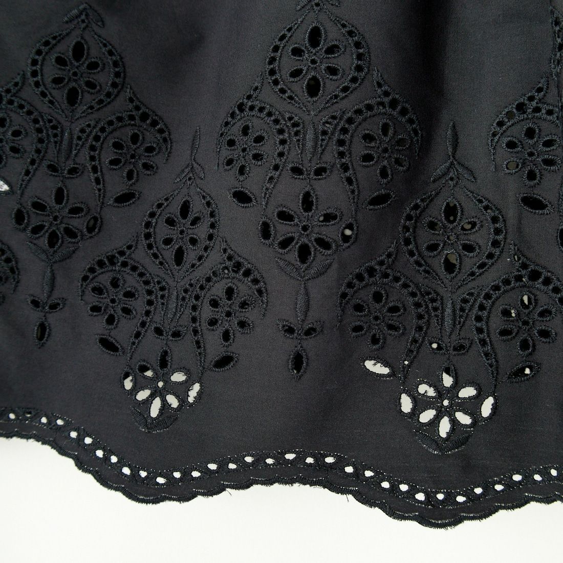 TICCA [ティッカ] レースフレンチシャツ [TBES-101] BLACK