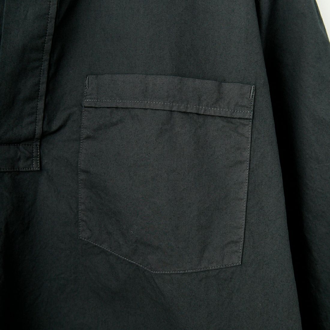 STILL BY HAND [スティルバイハンド] ガーメントダイ オーバーシャツ [SH03251] GREEN CHAR