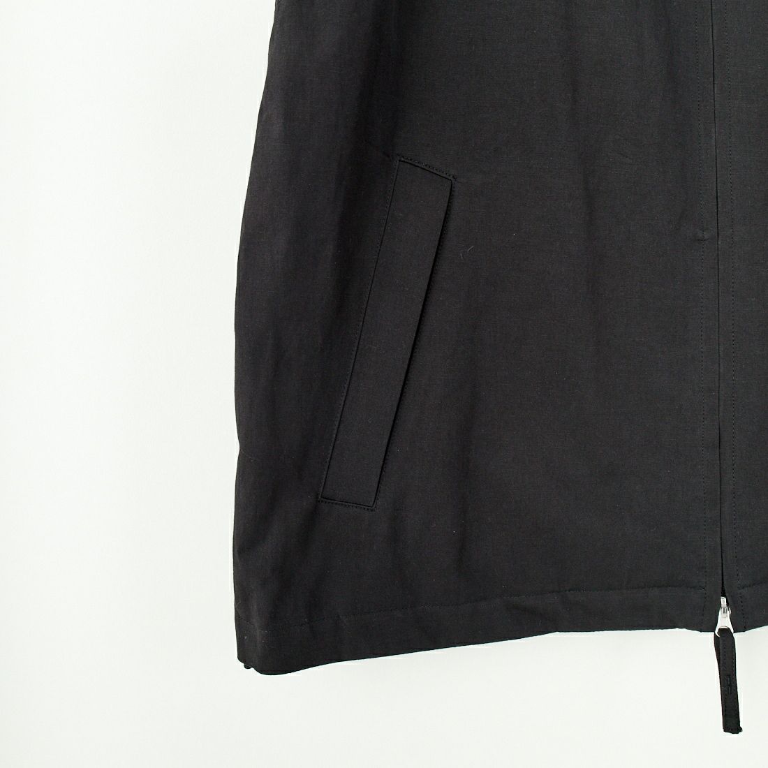 STILL BY HAND [スティルバイハンド] スタンドカラーベスト [VE02251] BLACK