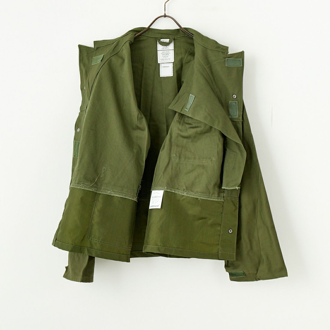 ODDMENT [オッドメント] リメイクカバーオールジャケット [MEC-COVERALL-JKT] ONE