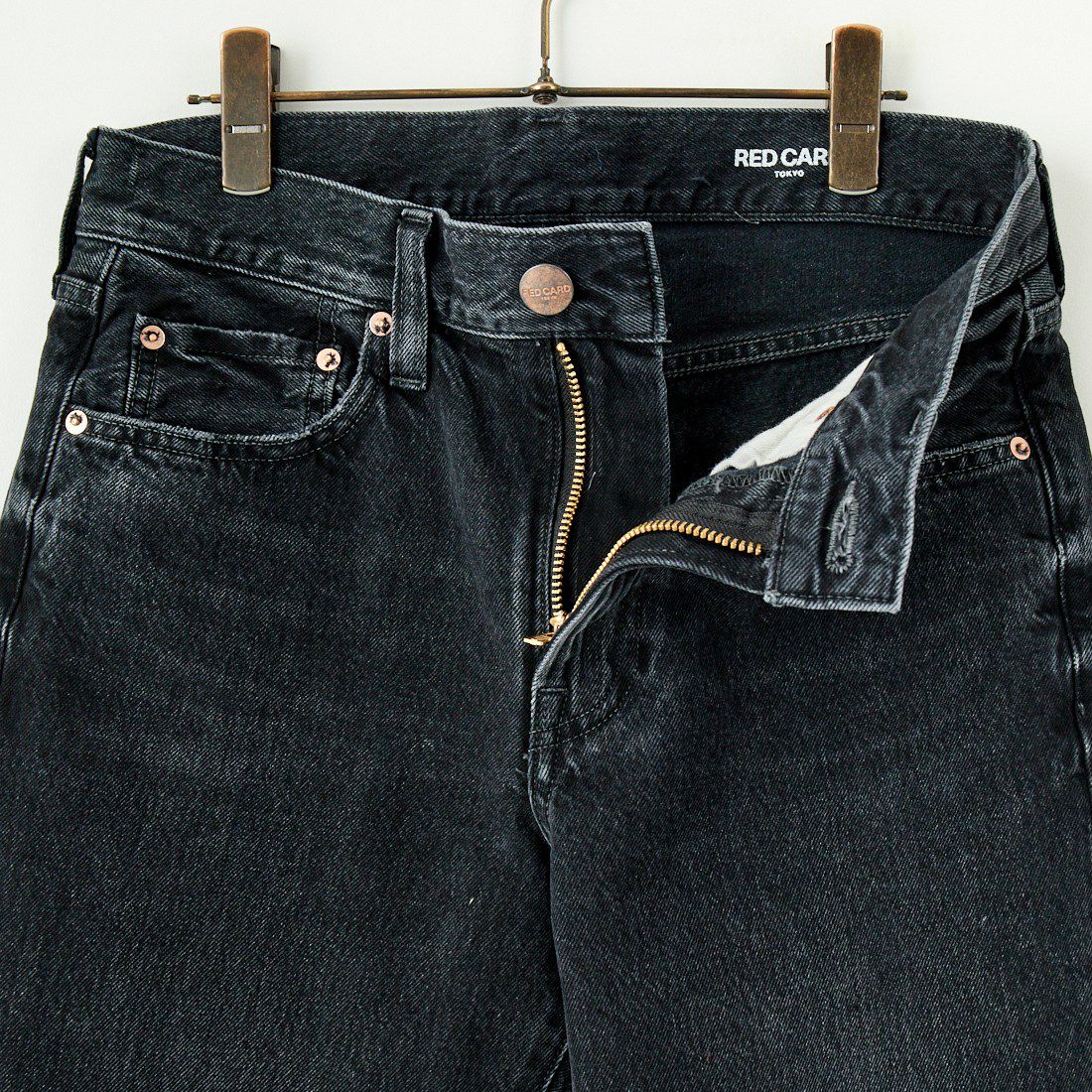 RED CARD TOKYO [レッドカード トーキョー] Dapper テーパードデニム [83M92801SCB] A-STN C BK