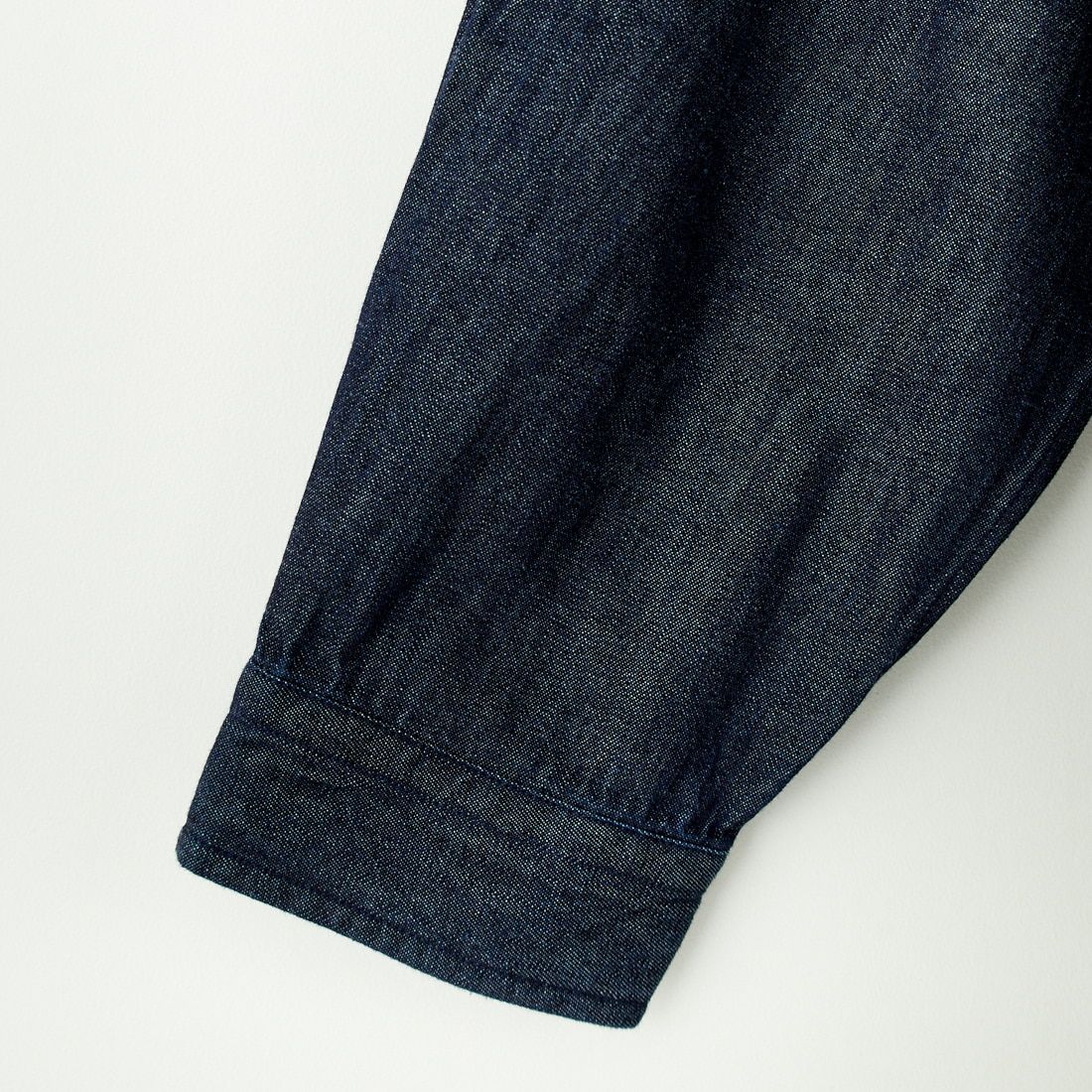 DANTON [ダントン] ドットボタン デニムダンガリーシャツワンピース [DT-B0294DUG] INDIGO