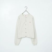 DANTON クルーネックカーディガン　ECRU サイズ38 DANTON クルーネックカーディガン ECRU サイズ38 - メルカリ