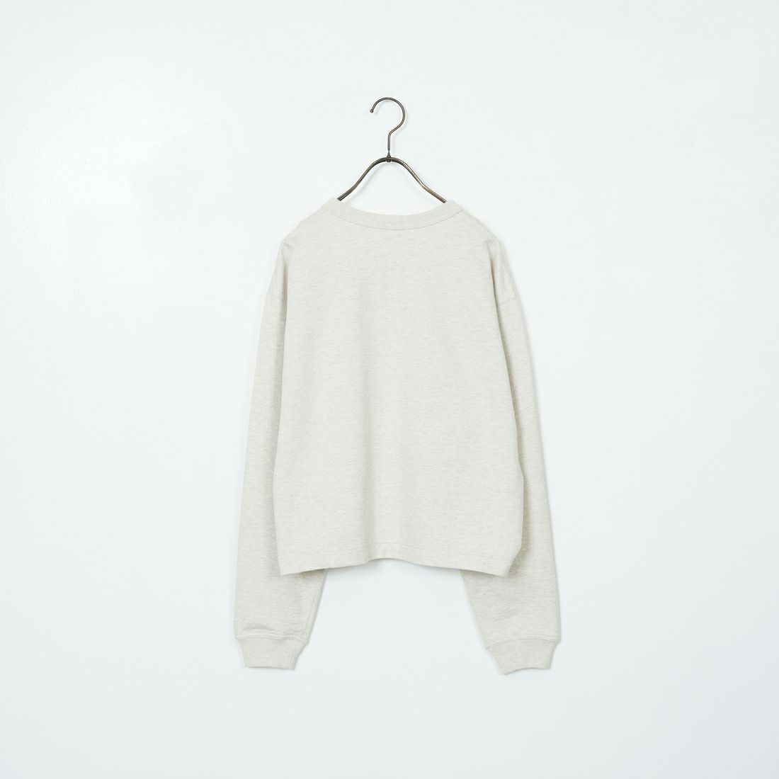 DANTON [ダントン] ドットボタン クルーネックカーディガン [DT-C0405CIN] TOP ECRU