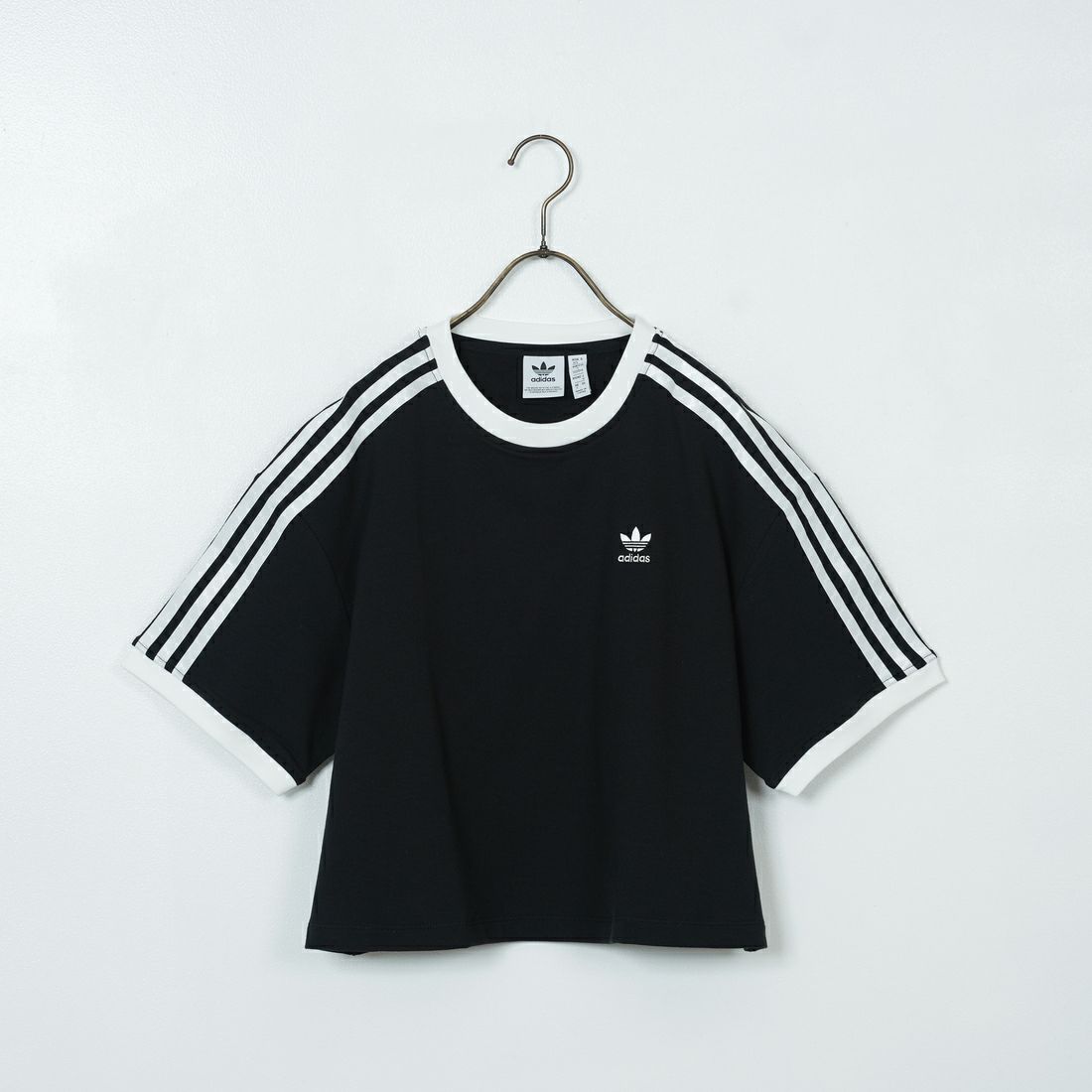 adidas Originals [アディダス オリジナルス] スリーストライプス ルーズクロップドTシャツ [KRV79] JC8149