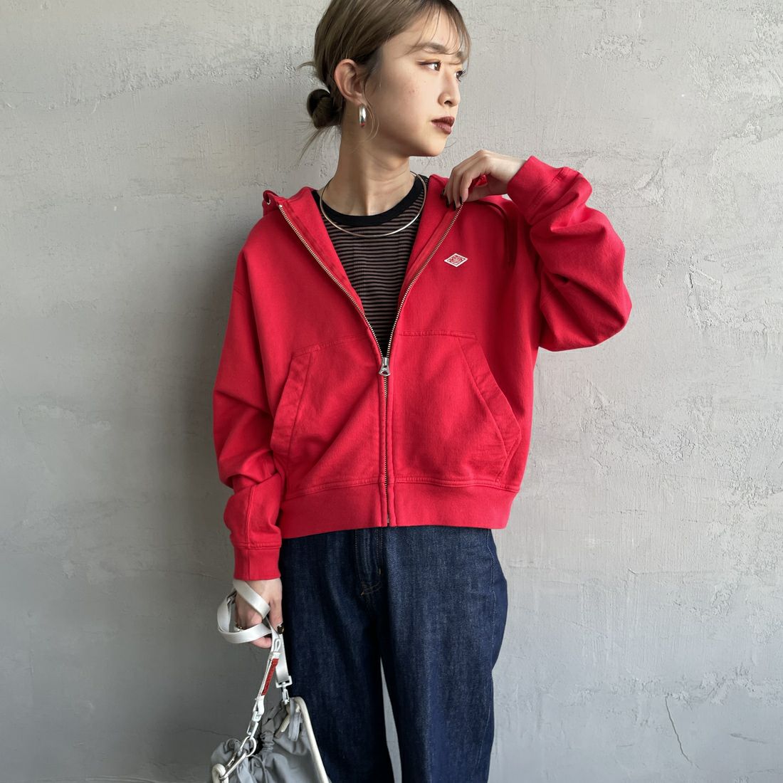 RED&&モデル身長：150cm 着用サイズ：38&&