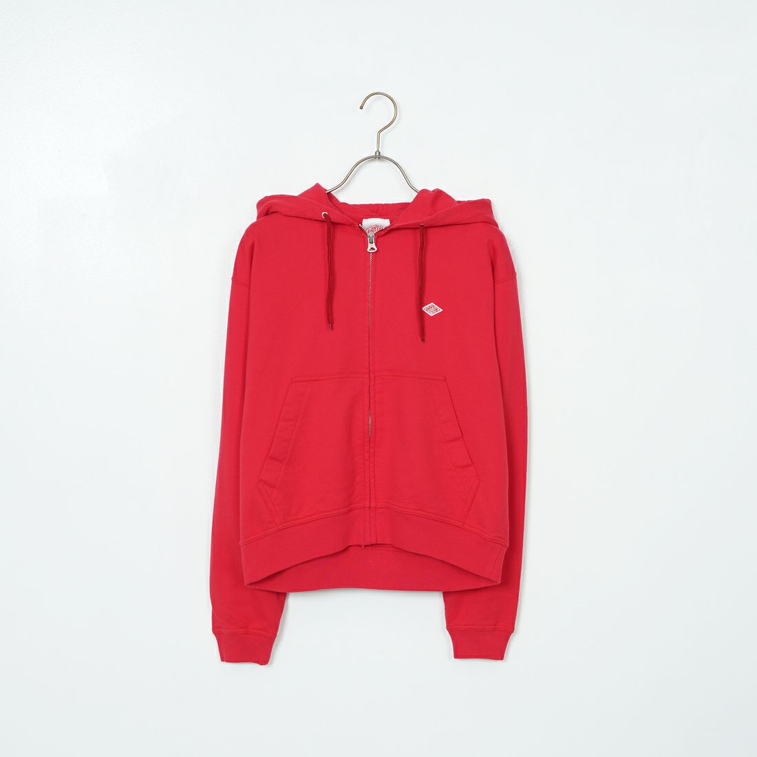 DANTON [ダントン] コットンテリー ジップフードパーカー [DT-C0411CIN] RED